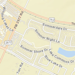 Summer Lakes Lane, Rosenberg, TX 77469 Street Map