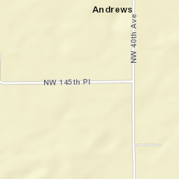 Andrews Florida Street Map