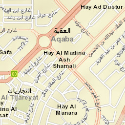 Aqaba Street Map