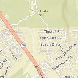 7600-7698 Lynn Ann Street, San Antonio Street Map