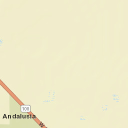 Andalusia Florida Street Map