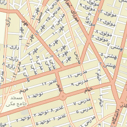Zahedan Street Map