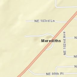 Merediths Florida Street Map