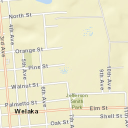 Welaka Florida Street Map