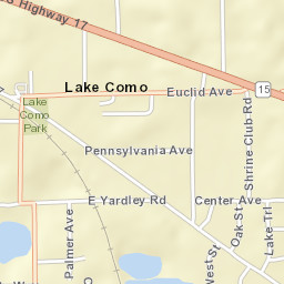 Lake Como Florida Street Map