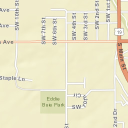 Chiefland Florida Street Map