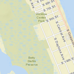 Flagler Beach Florida Street Map