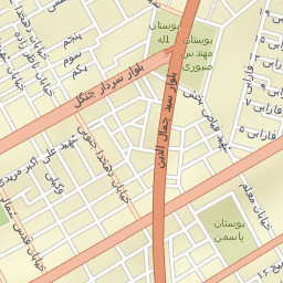 Sirjan Street Map