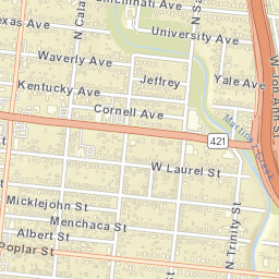 1800-1898 N Zarzamora, San Antonio, TX Street Map