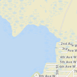 Horseshoe Beach Florida Street Map