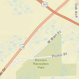 Bronson Florida Street Map