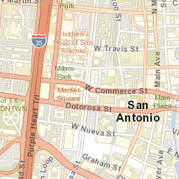 199 Plaza De Armas, San Antonio, TX 78205 Street Map