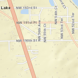 Orange Lake Florida Street Map