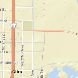 Citra Florida Street Map