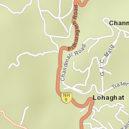Lohaghat Street Map