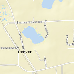 Denver Florida Street Map