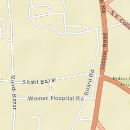Bahawalpur Street Map