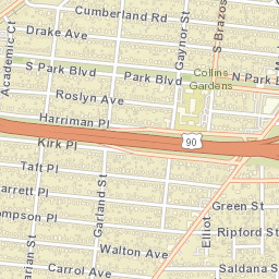213-223 North Park Boulevard, San Antonio Street Map