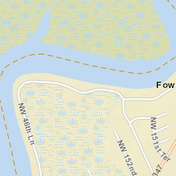 Fowlers Bluff Florida Street Map