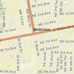 Williston Florida Street Map