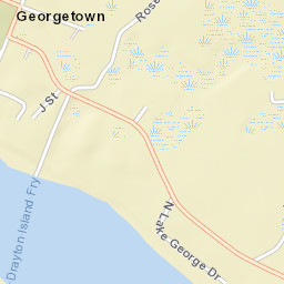 Georgetown Florida Street Map