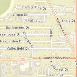 4401-4427 Roland Ave, San Antonio, TX  Street Map