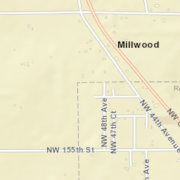 Millwood Florida Street Map