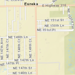 Eureka Florida Street Map