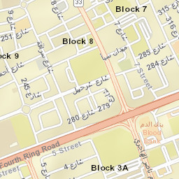 Ḩawallī Street Map