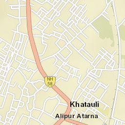 Khatauli Street Map
