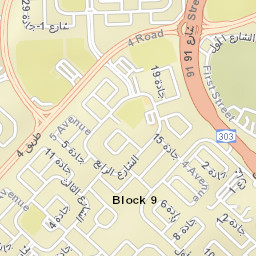 Şabāḩ as Sālim Street Map