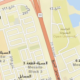 Al-Masayel Street Map