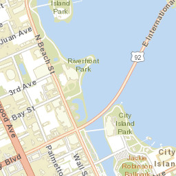 Daytona Beach Florida Street Map