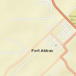Fort Abbas Street Map