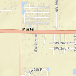 Martel Florida Street Map