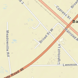 Barberville Florida Street Map