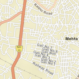 Hisar Street Map