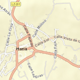 Haría Street Map