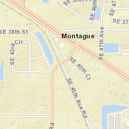 Montague Florida Street Map