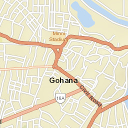 Gohana Street Map