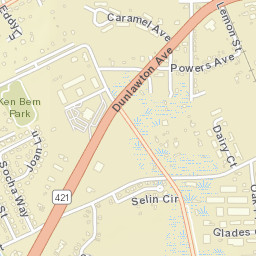 Port Orange Florida Street Map