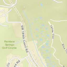 Rainbow Falls Florida Street Map