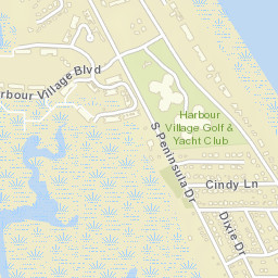 Ponce Inlet Florida Street Map