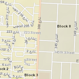 Al Aḩmadī Street Map