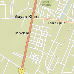 Tanakpur Street Map