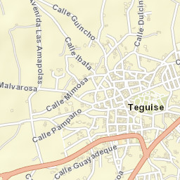 Teguise Street Map
