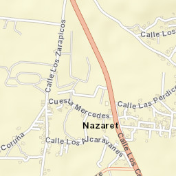 Nazaret Street Map