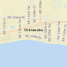Ocklawaha Florida Street Map