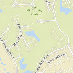 Sugar Mill Estates Florida Street Map