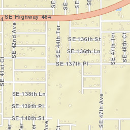 Belleview Heights Florida Street Map